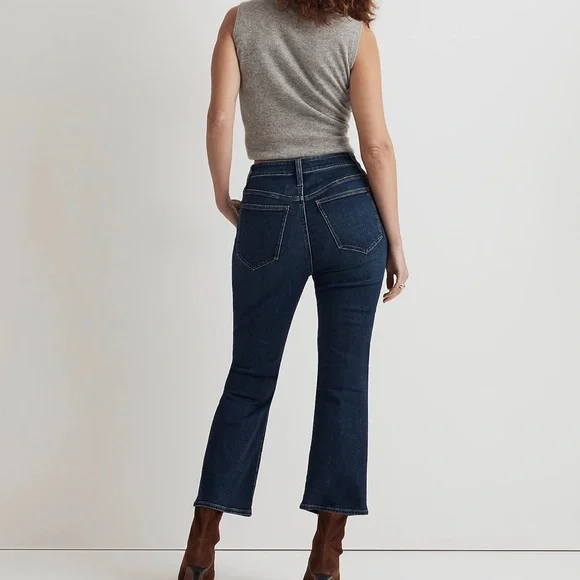 Madewell Curvy Kick Out Crop Jean - Picture 5 of 8